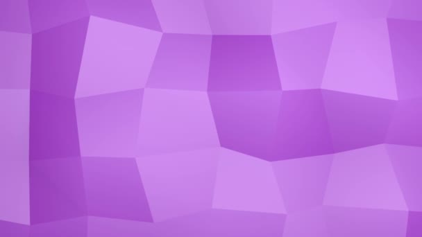 Фиолетовый Геометрический Фон Абстрактном Динамическом Движении — стоковое видео