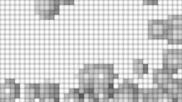積み重ねられた黒と白のブロックの面白いグラフィックの背景 — ストック動画