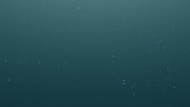 Yükselen kabarcıklar ile turkuaz sualtı arka plan