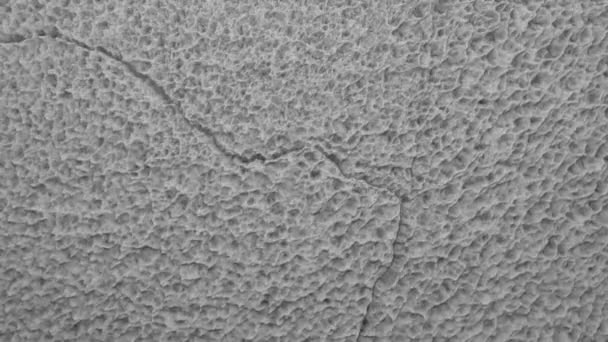 液体のような挙動を持つモーフィング表面構造の抽象的な白い背景 — ストック動画