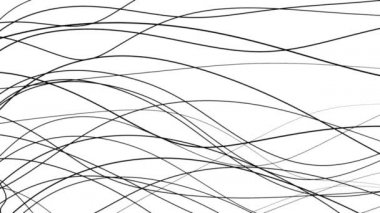 Minimalist grafik stilinde soyut doğa arka planı beyaz üzerine siyah