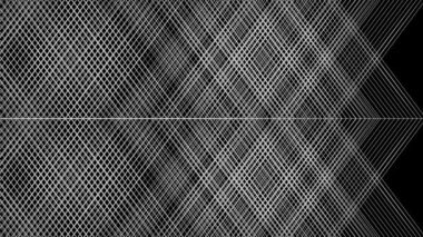 Geometrik desenli, siyah üzerine izole edilmiş kesintisiz grafik arka plan