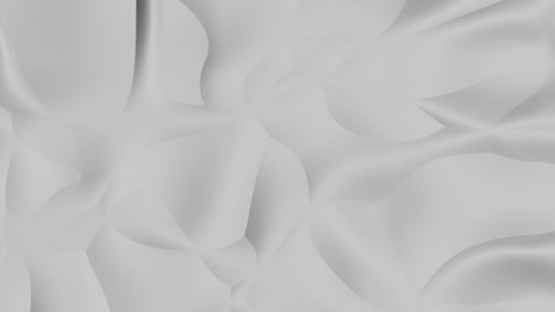 Fundo Branco Elegante Com Estrutura Superfície Abstrata Movimento — Vídeo de Stock