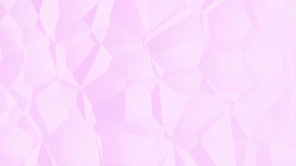 Розовый Дизайн Фона Огромными Движущимися Структурами — стоковое видео
