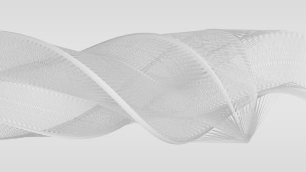 Blanc fond de conception de lignes fluides complexes, sur blanc 