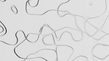 Hareket halindeki erime çizgileri ile soyut beyaz arka plan