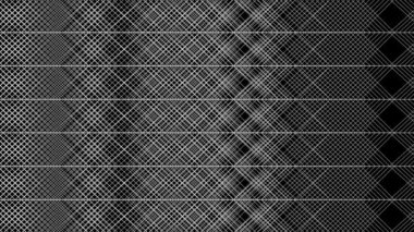 Geometrik desenli, siyah üzerine izole edilmiş kesintisiz grafik arka plan