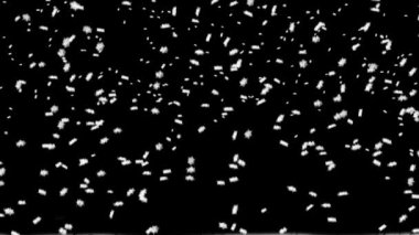 Kar yağışı kar tabakası oluşturur ve arka planı doldurur