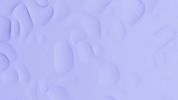 動いている滑らかな円形の表面構造を持つ現代の紫色の背景 — ストック動画