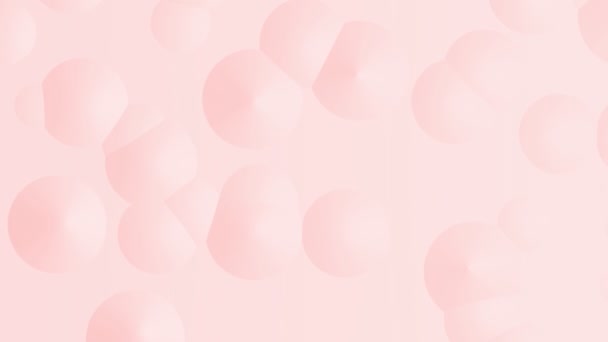 巨大なモーフィング気泡を持つ抽象的な赤い背景 — ストック動画