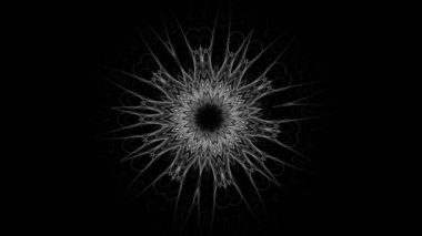 Karmaşık çiçek mandala şık arka plan - sorunsuz döngü