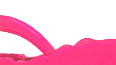 Pembe renk ekranı doldurur, beyaz izole.