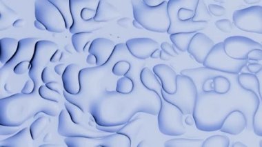 Hareket halinde yuvarlak yüzey yapısına sahip modern mavi arka plan - kesintisiz döngü. 