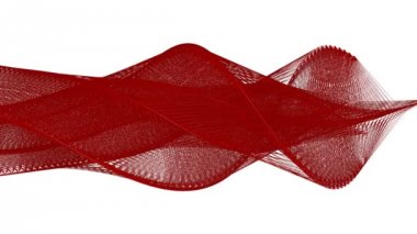 Soyut akan kırmızı çizgiler, tasarım arka plan, beyaz izole