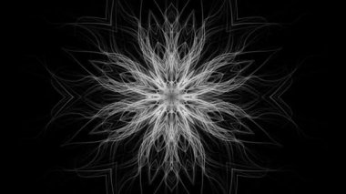 Karmaşık çiçek deseni grafik arka plan - sorunsuz döngü