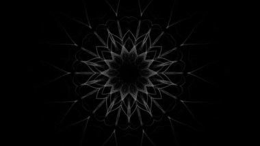 Çiçek mandala güzel arka plan - sorunsuz döngü