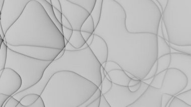 Hareket halindeince çizgi yapısına sahip minimalist beyaz arka plan