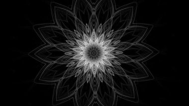 Karmaşık gelişen çiçek deseni çizimi 