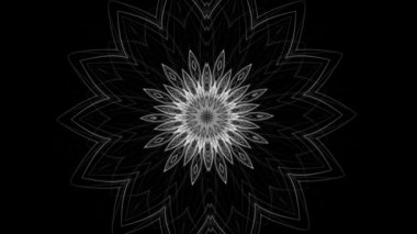 Güzel gelişen çiçek deseni - sorunsuz döngü