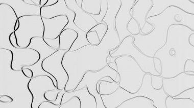 Erime hatları ile hipnotik beyaz arka plan