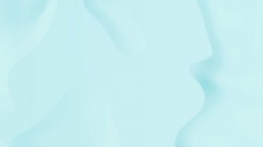 Büyük dalgalar hareket halindeki cyan arka planı temizleyin