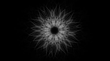 Karmaşık çiçek deseni Mistik arka plan - sorunsuz döngü