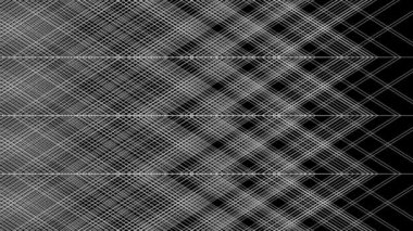 Geometrik desenli, siyah üzerine izole edilmiş kesintisiz grafik arka plan