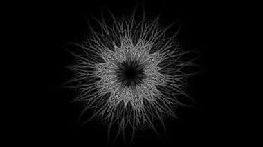 Karmaşık çiçek mandala grafik arka plan - sorunsuz döngü