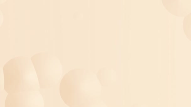 Fond mural orange avec boules mobiles - boucle sans couture .