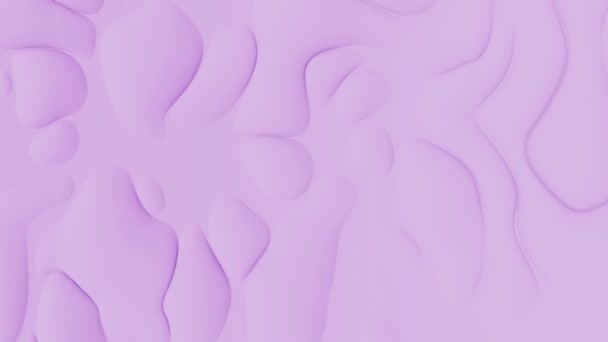 Стильный Розовый Фон Гладкой Круглой Структурой Поверхности Движении — стоковое видео