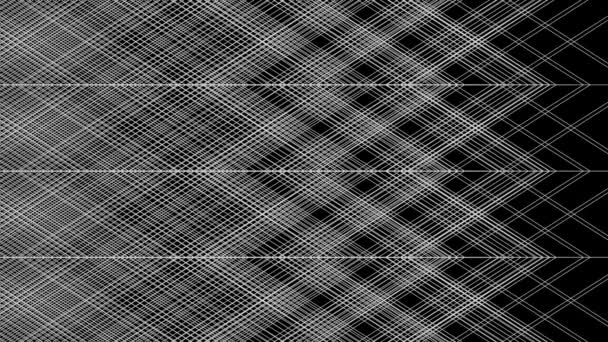 Fond graphique sans couture avec motif géométrique, isolé sur noir 