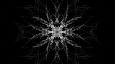 Büyüyen çiçek deseni grafik arka plan - sorunsuz döngü