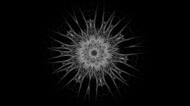 Mandala desen büyüyen ve değişen - sorunsuz döngü