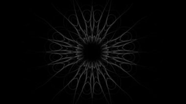 Güzel çiçek mandala Grafik arka plan - sorunsuz döngü