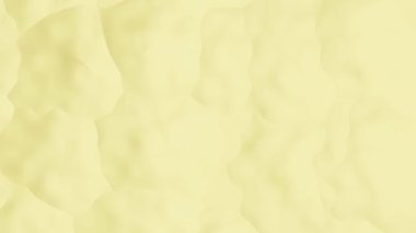 Soyut yüzey dalgaları ile sarı arka plan, sorunsuz döngü