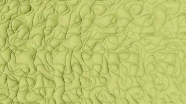 Hareket halindeince çizgi yapısına sahip soyut yeşil arka plan - sorunsuz döngü. 