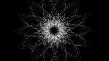 Çiçek deseni geliştirmenin soyut arka planı - sorunsuz döngü