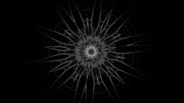 Çiçek mandala arka plan sorunsuz döngü