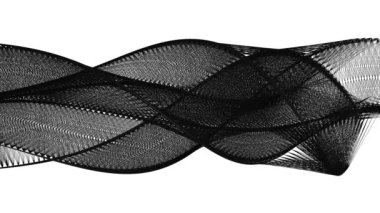 Akan çizgiler tarafından oluşturulan soyut siyah şekiller - grafik tasarım, beyaz arka plan üzerinde. 