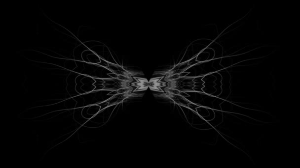 神秘线条图案的抽象背景 无缝循环 — 图库视频影像