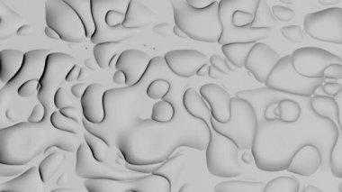 Hareket halinde yuvarlak yüzey yapısına sahip modern beyaz arka plan