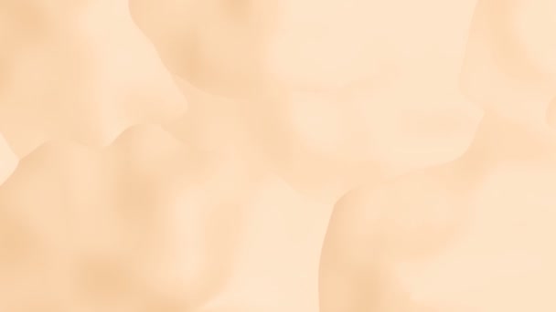 波状の表面を持つ抽象的なオレンジ色の背景 シームレスなループ — ストック動画