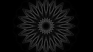 Çiçek desenli koyu arka plan - sorunsuz döngü