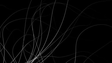 Minimalist grafik stilinde soyut doğa arka planı - siyah üzerine beyaz.