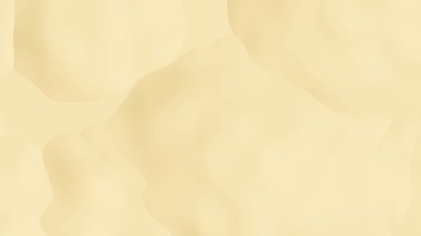 波状の表面構造を持つ滑らかな黄色の背景 シームレスなループ — ストック動画