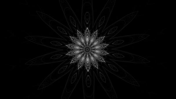 Графический Фон Абстрактного Рисунка Звезды Бесшовный Цикл — стоковое видео