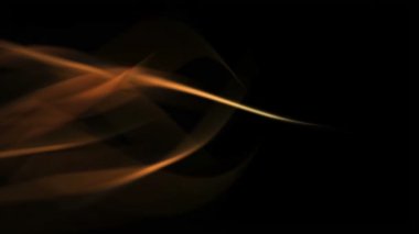 Altın ışık dalgalar arka plan, siyah