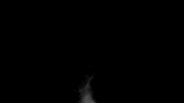 魔法能量背景在白色 在黑色 — 图库视频影像