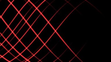 Kırmızı parlayan çizgiler dinamik ağ oluşturur