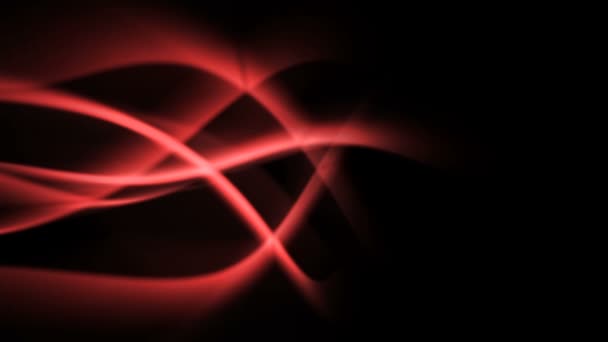 抽象红光波背景 — 图库视频影像